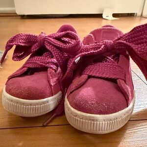 Puma Vibrant Pink Sneakers